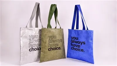 Sacola de compras Tyvek reversível